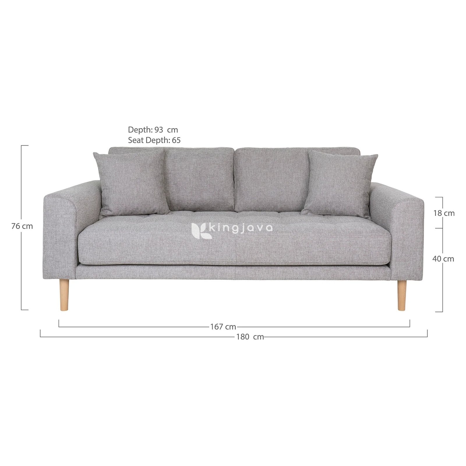 Sofa Kain Linen Minimalis Modern Yui
