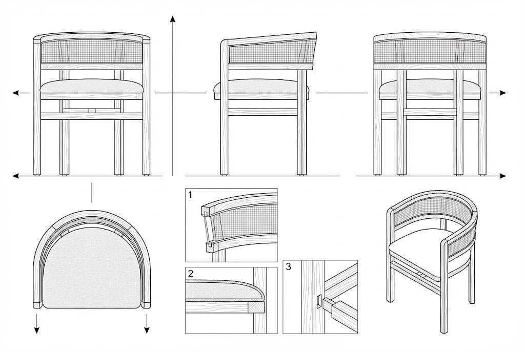 Kursi Jati Minimalis - Mars