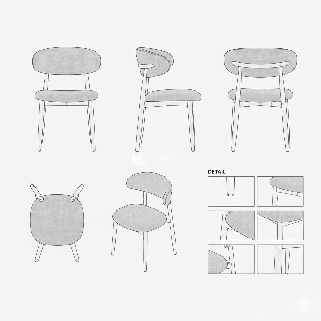 Kursi Makan Celesta | Modern & Nyaman