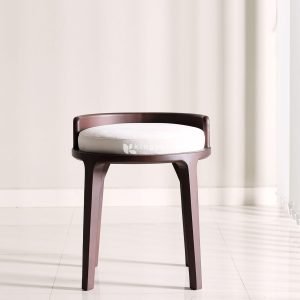 Kursi Minimalis Kayu Solid Coklat Tua Verona