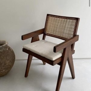 Kursi Santai Kayu Jati Rotan Alora