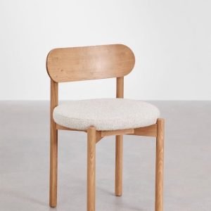 Kursi Makan Minimalis Kayu Fabric Bellmore