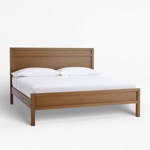 Tempat Tidur Kayu Solid Modern Aurora
