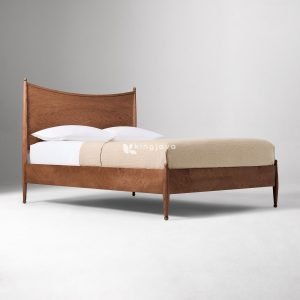 Ranjang Kayu Jati Minimalis Modern Daiki