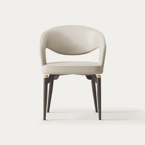 Kursi Makan Kain Modern Minimalis Kaki Kayu - Justitia