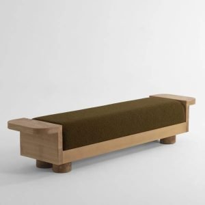 Bangku Jati Solid Modern Minimalis Evelyn - Desain Elegan