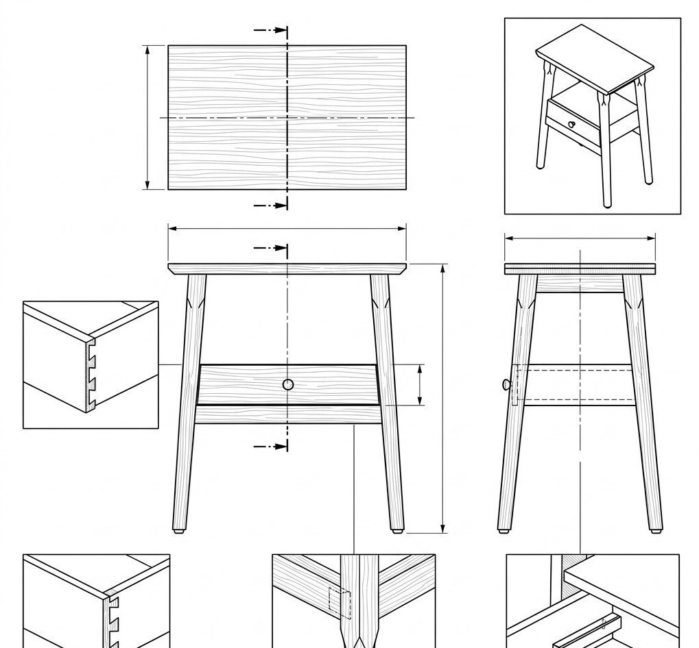 Nakas Jati Minimalis Modern
