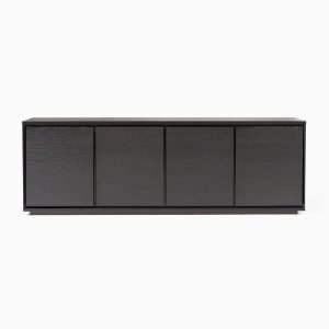 Bufet Kayu Jati Solid Minimalis Modern 4 Pintu - Nara