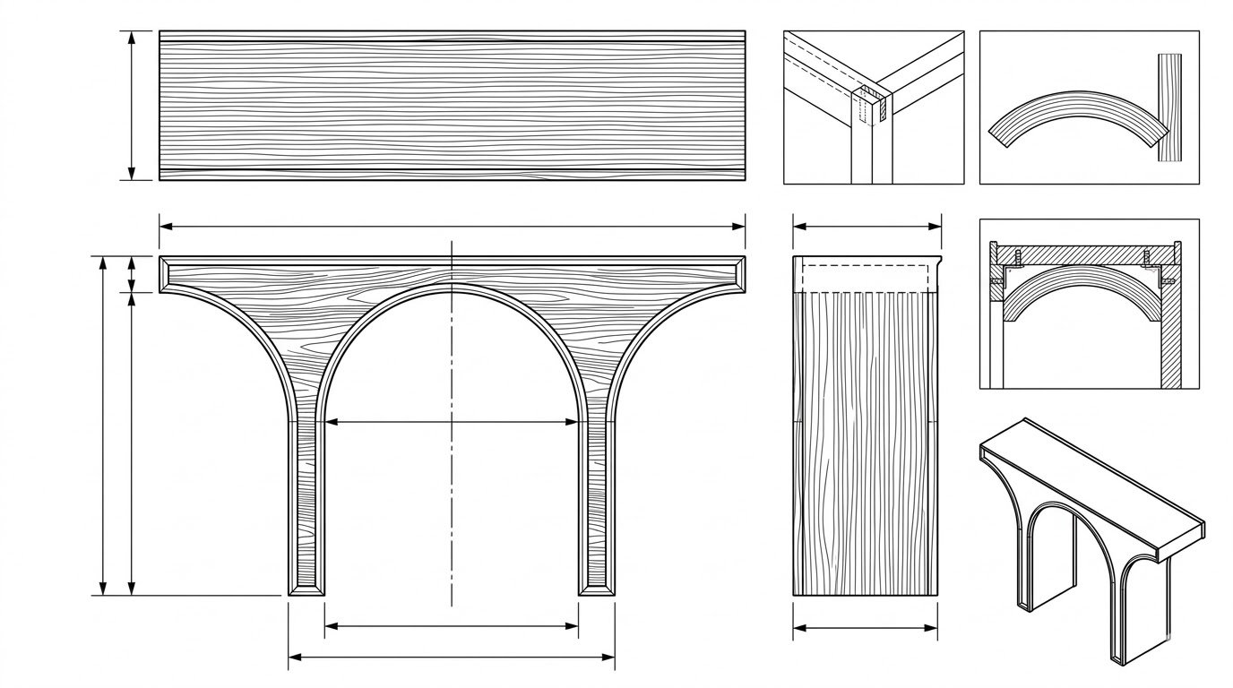 Konsol Kayu Jati Solid Modern Minimalis - Raya