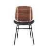 kursi makan kayu jati modern dengan desain minimalis terlihat kokoh dan elegan
