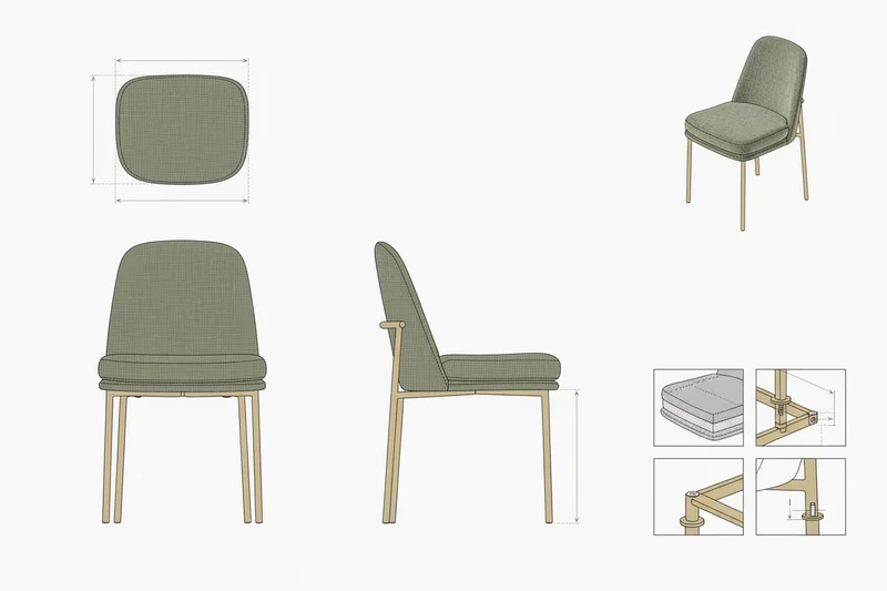 Kursi Makan Kain Velvet Modern Kaki Besi Gold - Hel